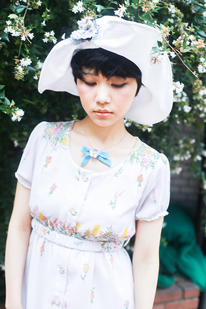 Vitamin flower white dress